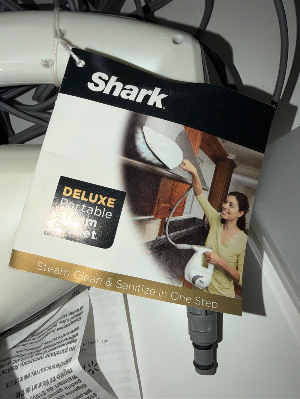 Shark Deluxe Portable Steam Clean & Sanitize - White